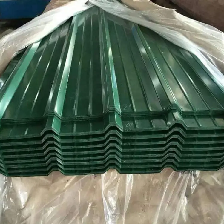 Prepainted 0.47mm Roof Sheet Corrugated Steel Roof Tile steel sheet iron roofing gi corrugated metal Ppgi Construction Steel
