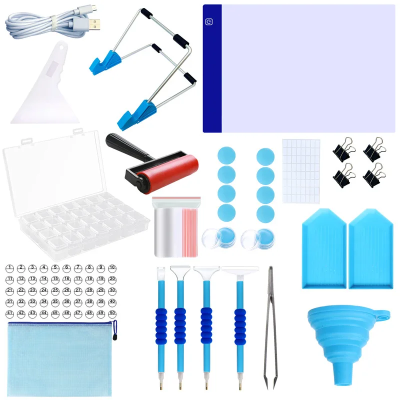 Factory Price Wholesale A3 A4 LED Light Pad 5d Diamond Painting Tool Kits Writing Sketch Drawing Board Tracing LED Pad