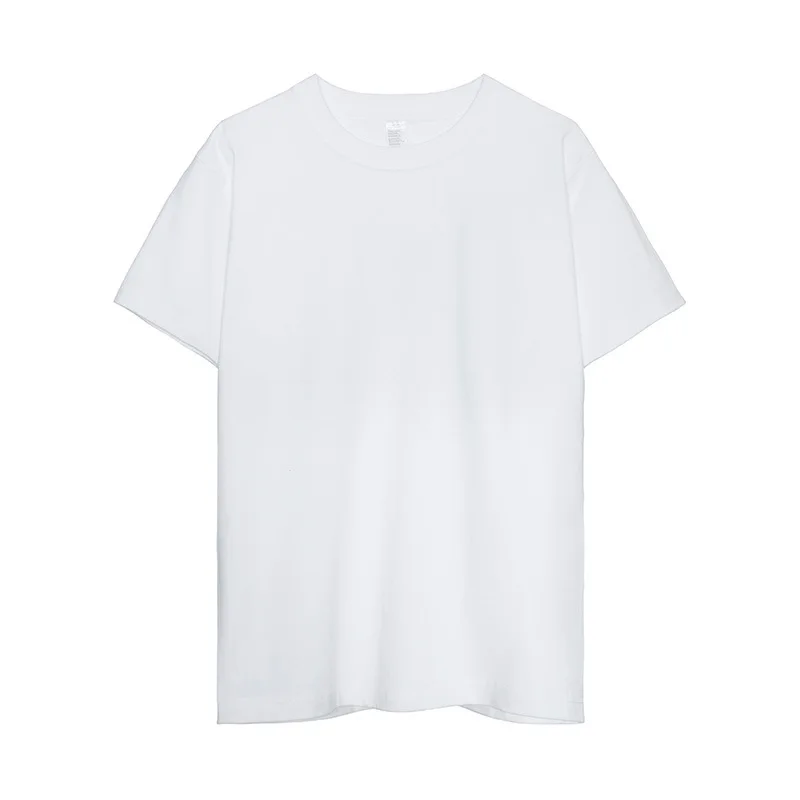 Custom Logo High Quality 300gsm Round Neck 100% Cotton cropped Puff Shirt Street Wearing Oversize Soft Unisex T-shirts Men