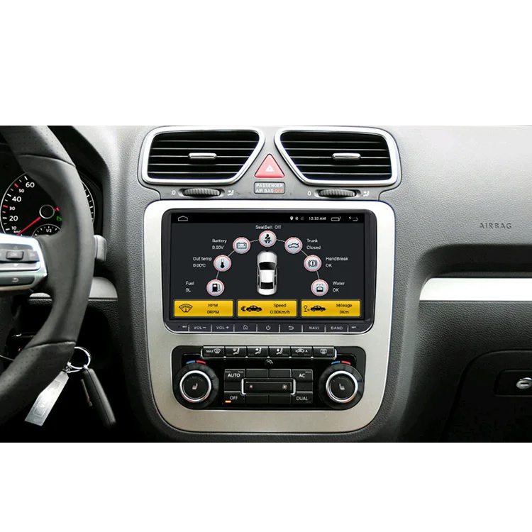 9 Inch Android 8.0 Car radio GPS Navigation for VW Skoda Octavia golf 5 6 touran passat B6 jetta polo tiguan