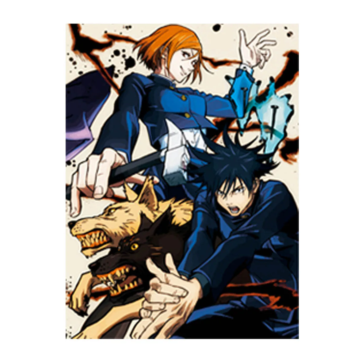 30*40 cm Japanese Anime Pictures Paintings 3D Motion Posters for Wall Decors