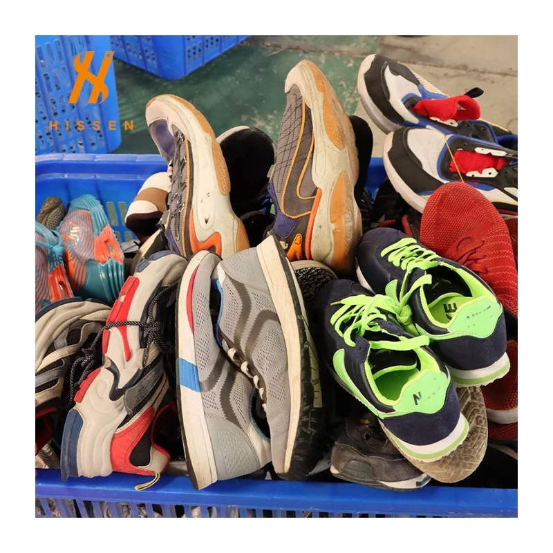 Thrift Second Hand Use Shoes Adult Usa International China Branded Original Basketball Sport Wholesale Used Shoes Bales Men Bulk
