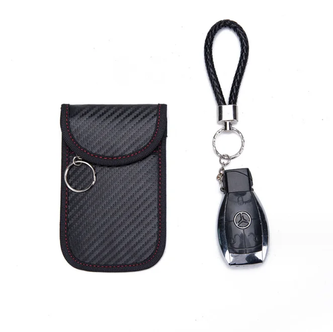 China manufacturer wholesale signal blocker blocking faraday pouch for car keys faraday bag