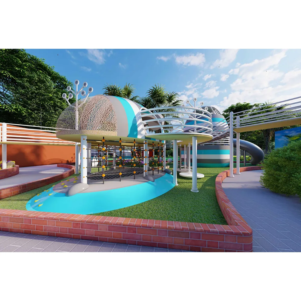 OEM playground equipment customized design outdoor large  playground for children play set