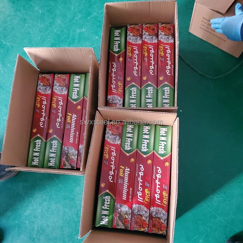 3004 алюминиевая фольга 18x500 14 Микрон 150 м 30 см рулон 200 кВ фут металлическая
