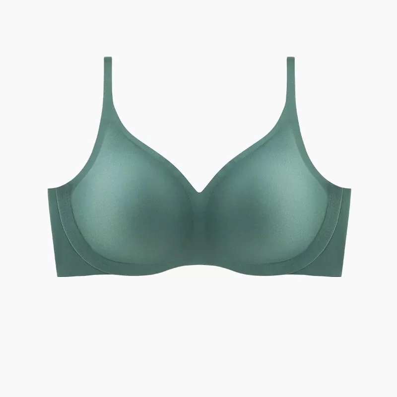 Explosive style non-marking muscle latex beautiful back underwear women thin no steel ring vest bra womens