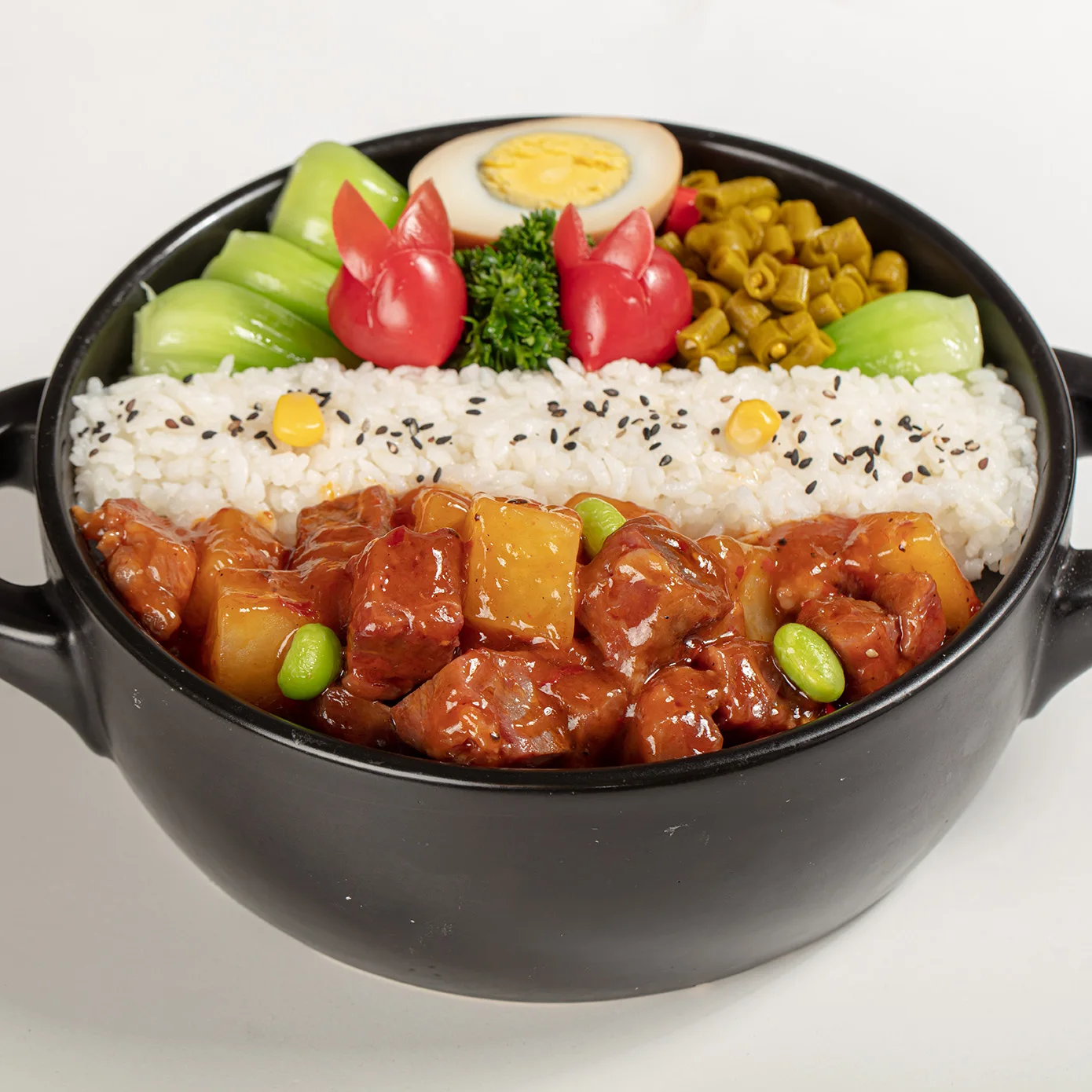 Chinese Sweet-Tasting Instant Frozen Food Potato Beef Convenience Foods Ready to Eat in Bag Packaging for Children