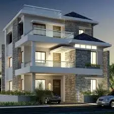 2024 Furnished light steel structure prefabricated luxury  prefab house house prefabricated homes villas