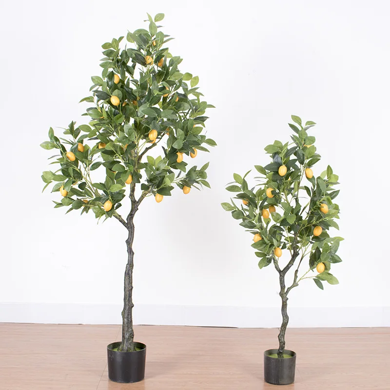 Garden landscaping artificial plant artificial lemon tree home decor plants bonsai