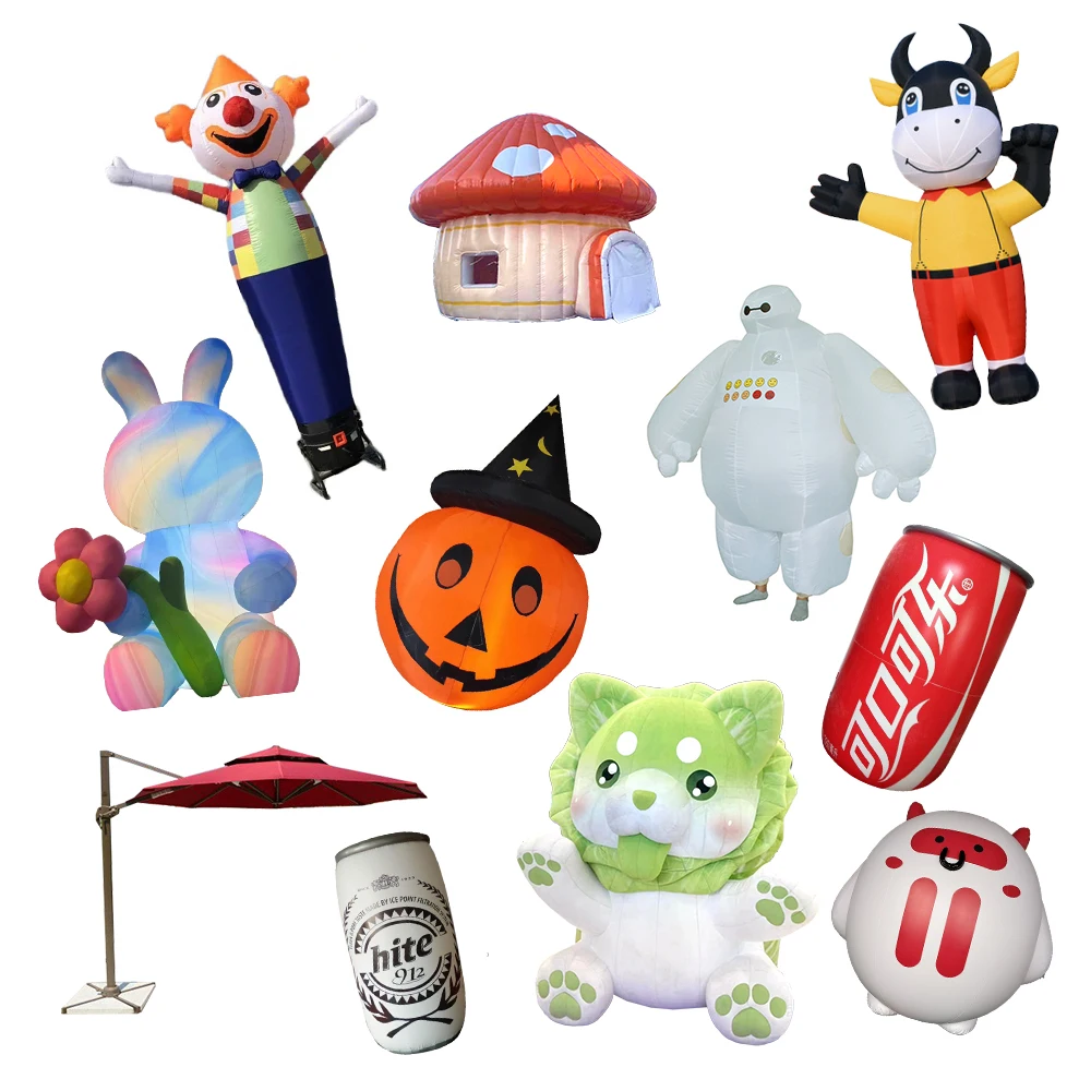 Large Commercial Advertising Inflatable Person Man Blow Up Mascot for Advertising