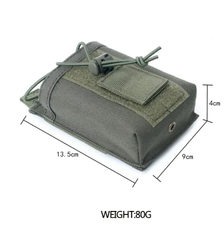 
1000D Nylon Tactical Pouch Outdoor Sports Pendant Military Molle Radio Walkie Talkie Holder Bag Magazine Mag Pouch Pocket YN01 