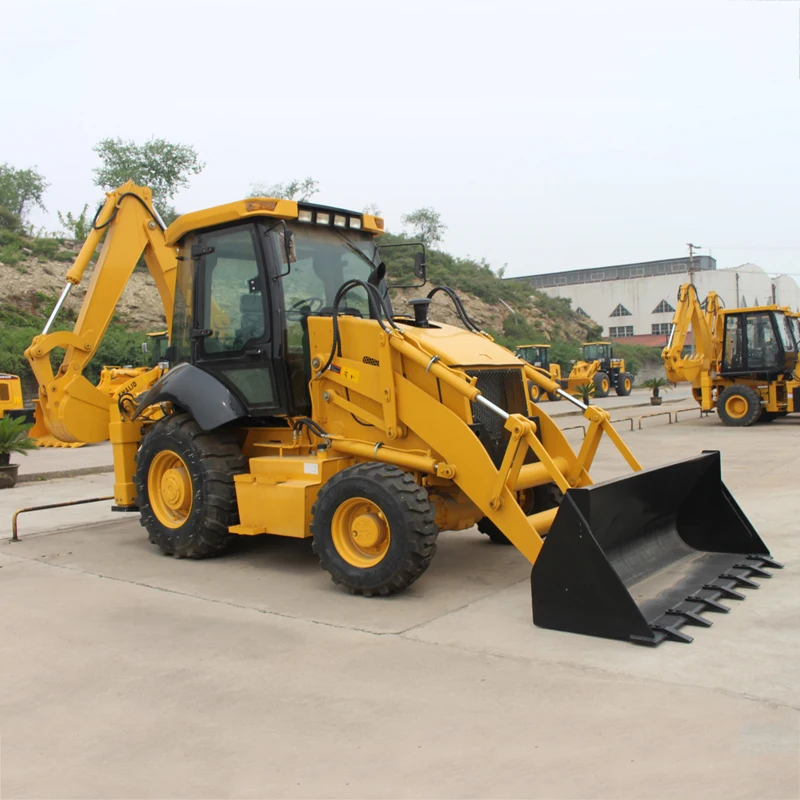 Экскаватор-погрузчик с гидравлической трансмиссией