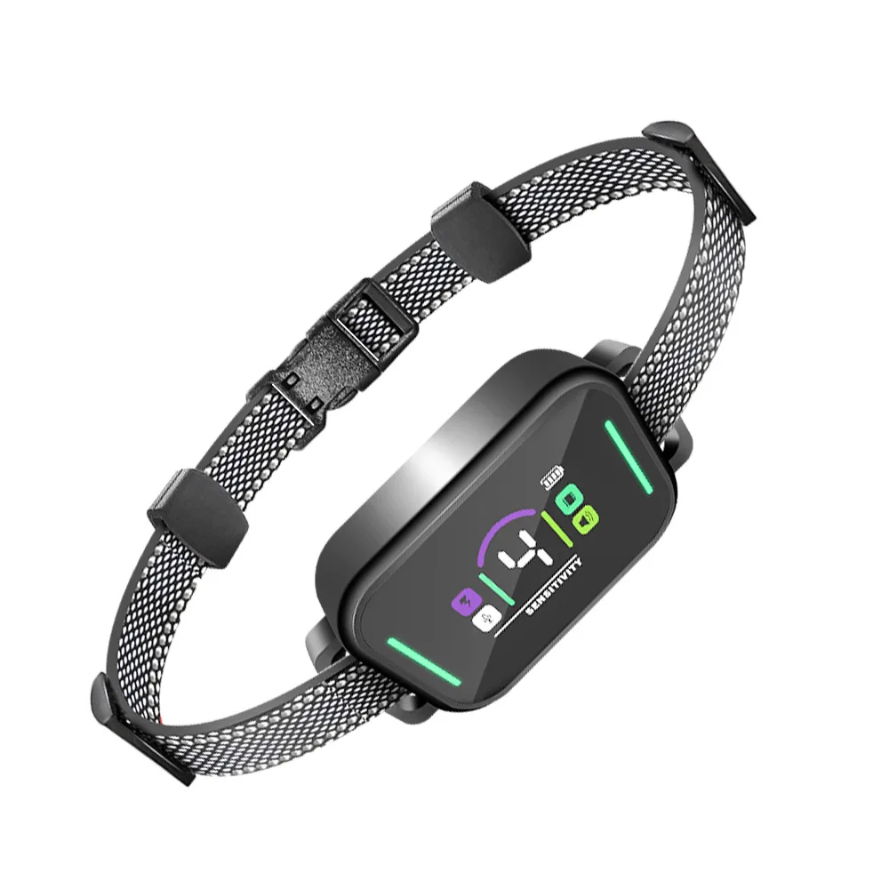Dog Bark Collar for Large Medium Small Dogs Smart Anti Barking Collar Rechargeable Training Collar with Sensitivity Shock Beep