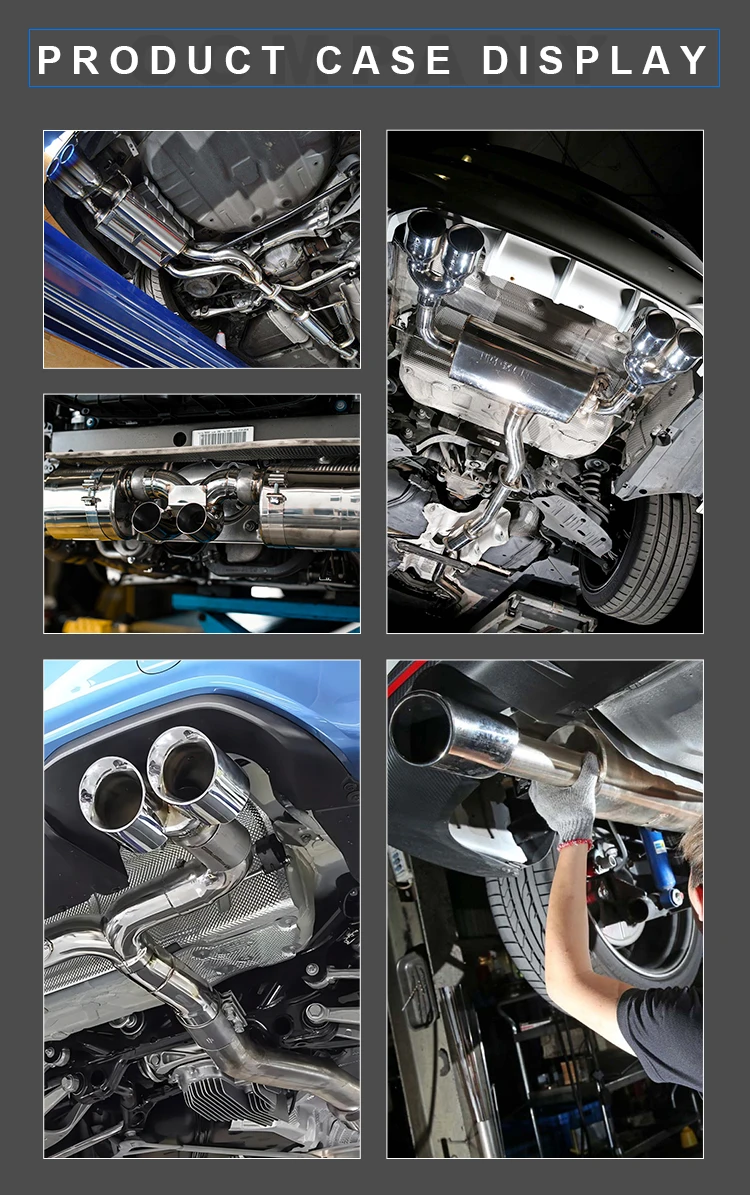 High Quality Stainless Steel   Exhaust Catback for Subara Impreza WRX STI GDGG EJ25 exhaust