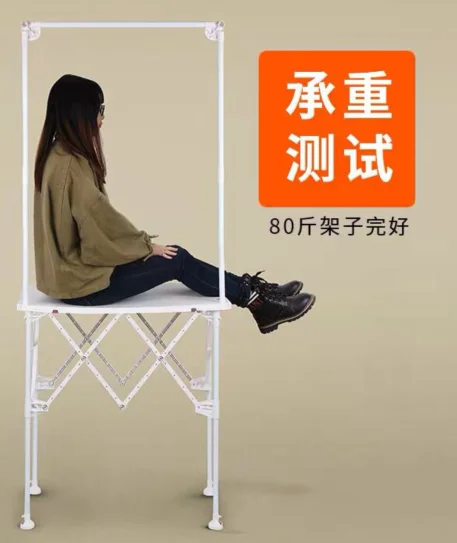 Малый объем торговой выставки рекламный стол алюминиевая рамка складной Рекламный образец