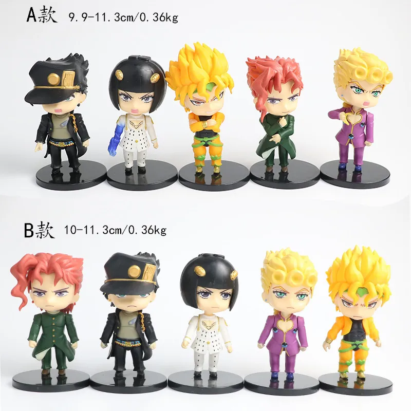 JOJOS Bizarre Adventure Golden Wind Mini PVC Anime Figure Set