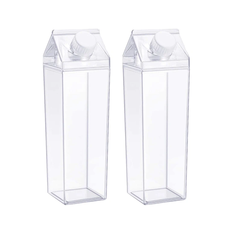 
BPA Free Square Shape strawberry Unicorn milk tea cup 