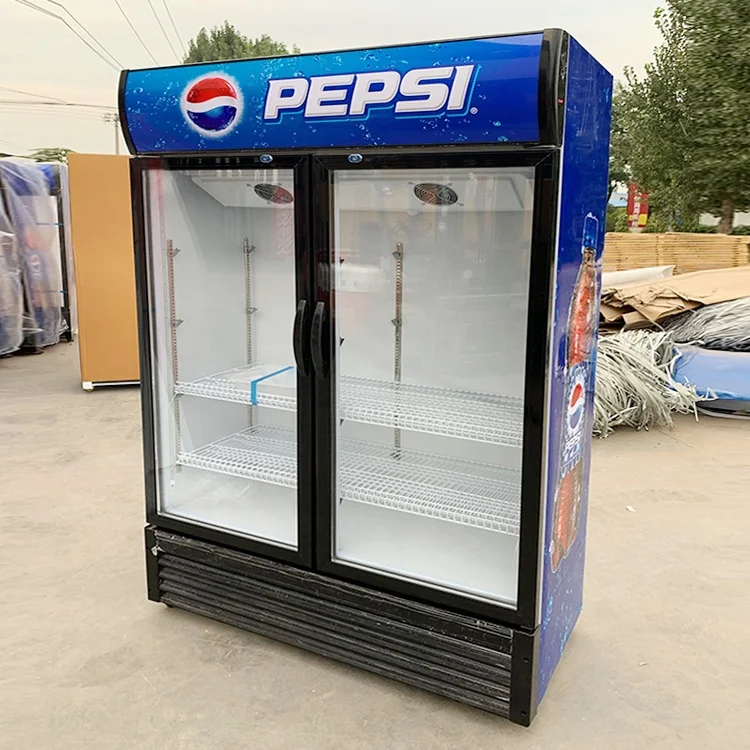 Commercial Refrigeration Equipment Display refrigerator showcase Red Bull Fridge For Sale
