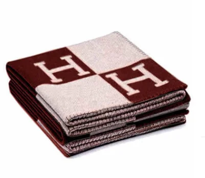 
Wool Throw Plaid H travel Stripe Wool Blanket 