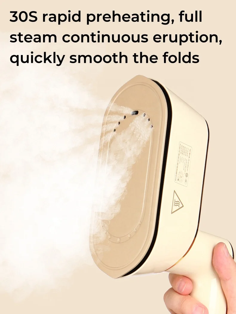 New design OEM wet dry portable steam iron household travel use garment steamer 170ML steam press iron machine