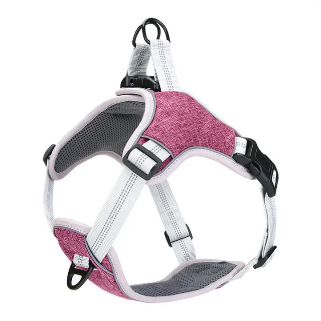 Luxury No Pull Nylon Adjustable Outdoor Dog Pet Harness