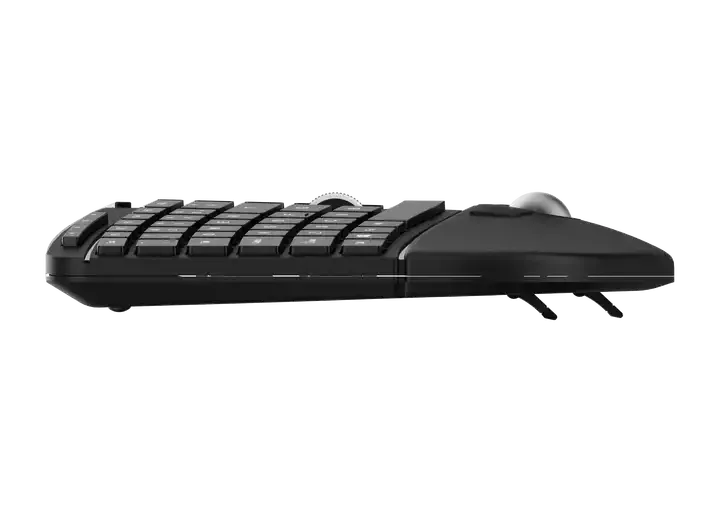 Ergonomic Teclado Vertical Quiet Ergonomic Wireless Keyboard With A Trackball For Programmers