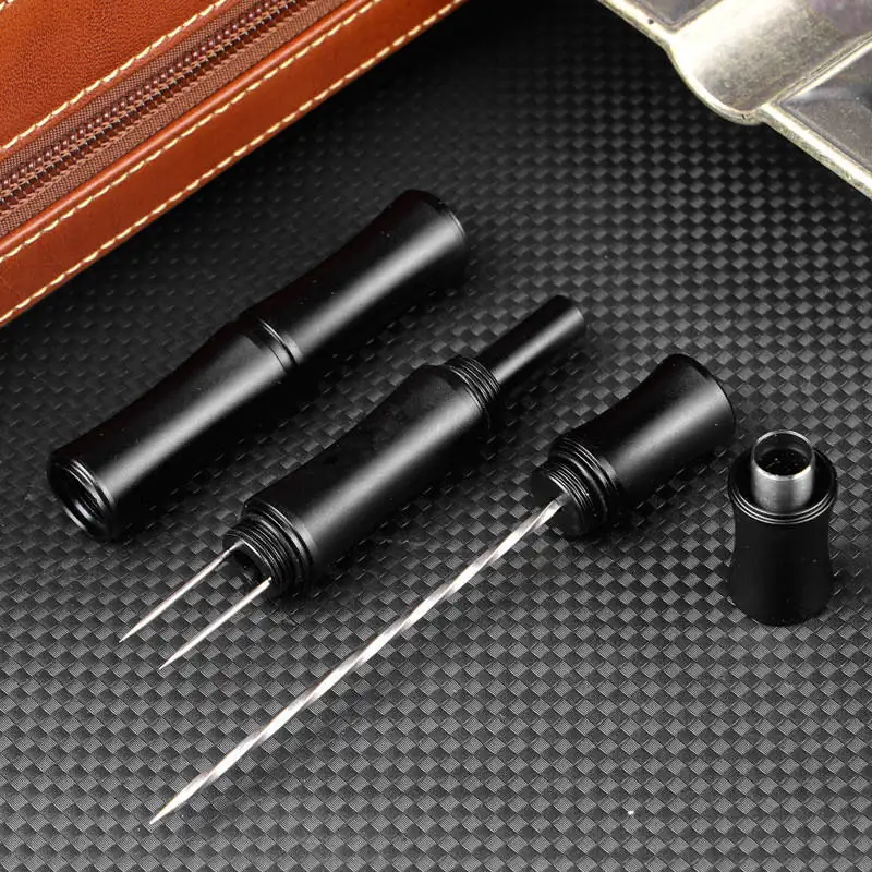 Wowei 3 in1Multifunctional Cigar Needle Punch Cutter Portable Cigar Needle Dredger Puncher Travel Smoking Accessories