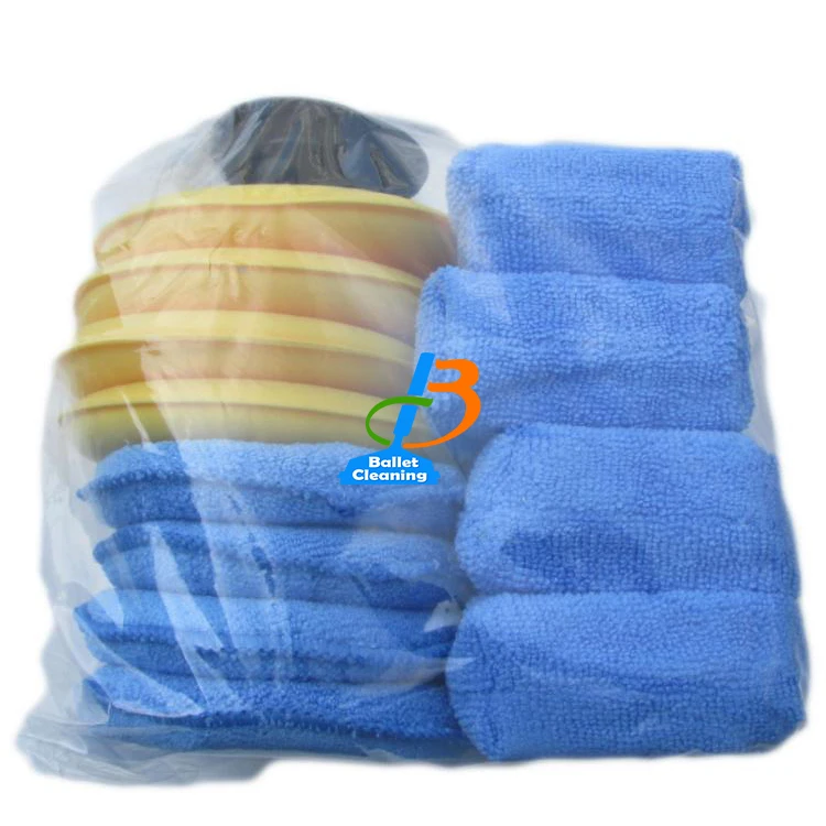 car cleaning tools car polishing pad wax microfiber foam pads armrest car microfiber wax applicator pad