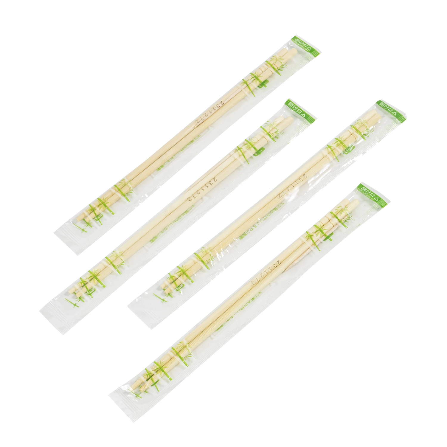 Custom Logo Printed Wholesale Price Eco Friendly Opp Package High Quality Disposable Bamboo Chopsticks