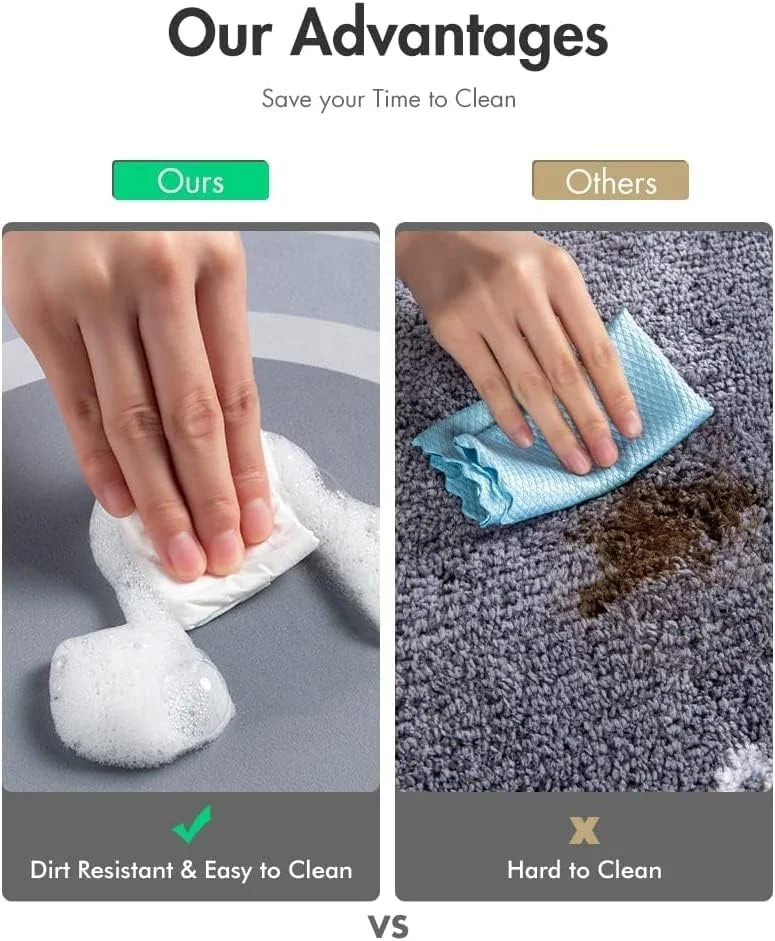 Wholesale China factory quick dry anti slip mat for bathroom floor bathroom rugs bath mats