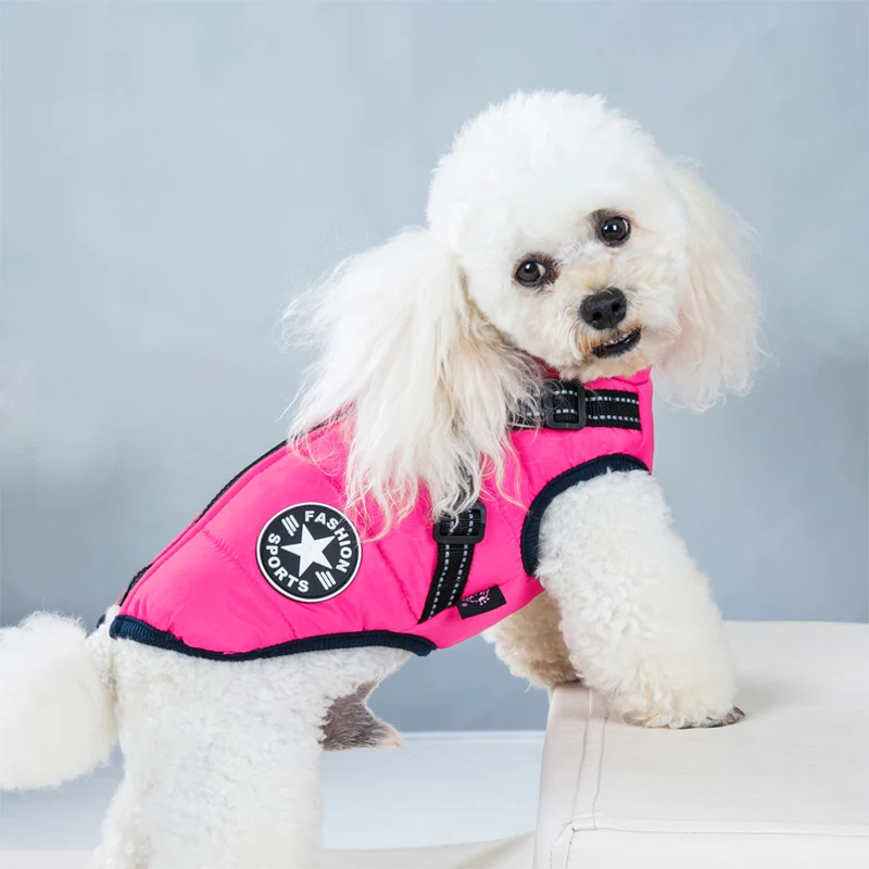 Wholesale Outfits  Dog Winter Clothes Luxury Pet Accessories  Vest  Fashion Designer  Christmas Clothes Dog Jacket