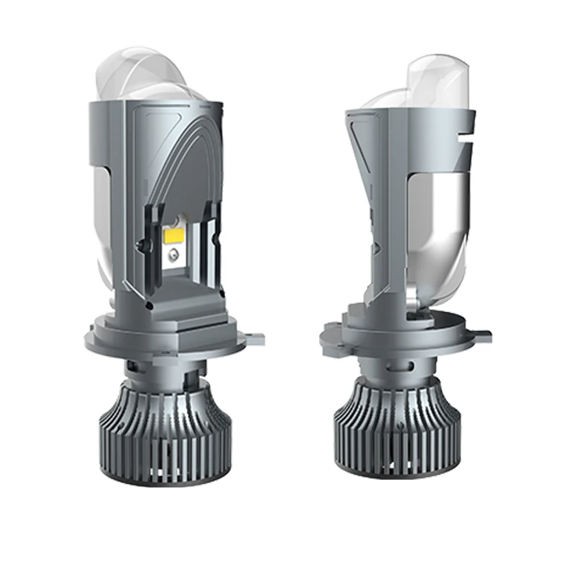 RTD 2022 New Product H4 projector min lens 4 high beam 2 low beam led bulb 100w 12000LM super bright led headlight for car truck