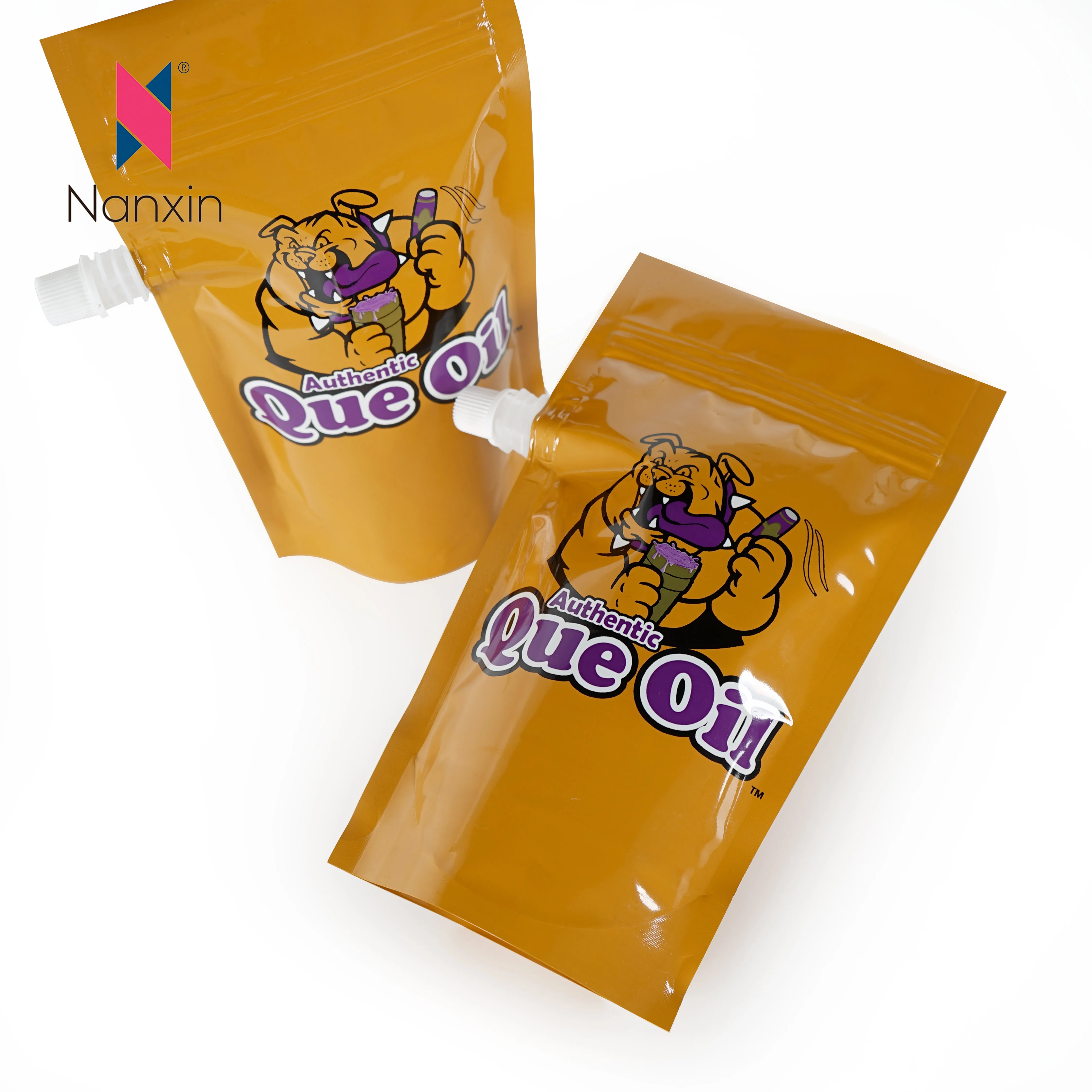 500ml Liquid Beverage Standing Plastic Pouches Milk Tea Drinks Bags Stand Up Spout Pouches For Energy Drinks Packaging