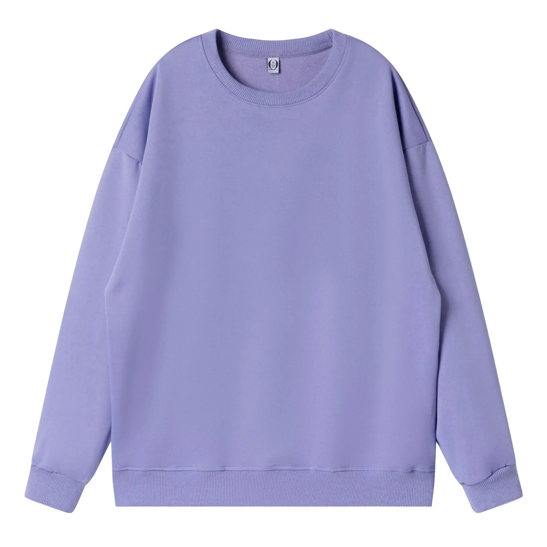 260Gsm 100% Polyester Long Sleeve T Shirts Wholesale Cheap Sweatshirt Drop Shoulder Blank Sweatshirts Wholesale