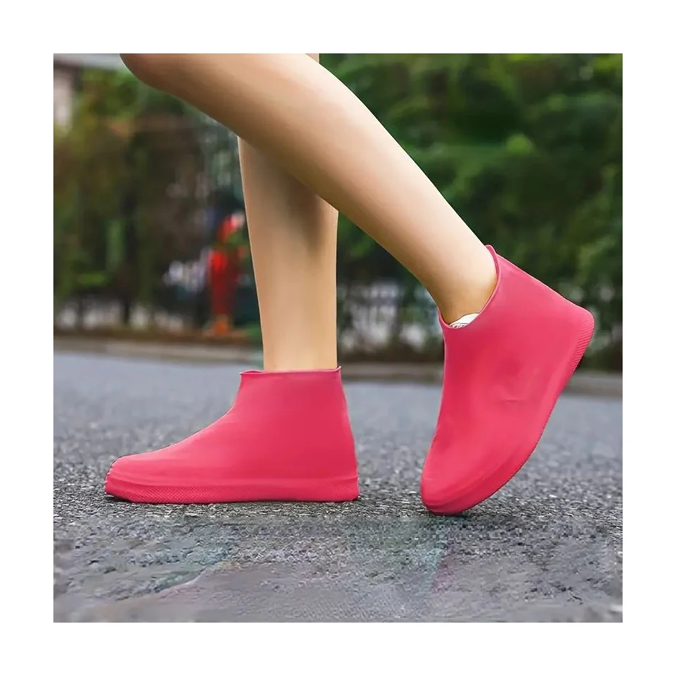 Overshoes Anti Slip latex Wear-Resistant Slip-resistant reusable shoe covers