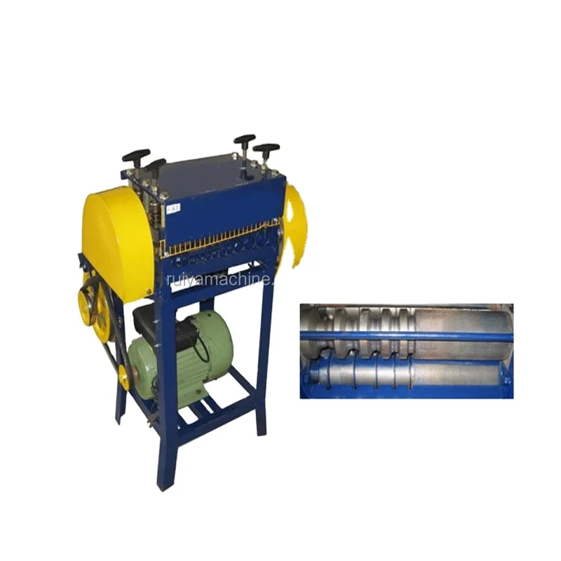 Good feedback scrap wire peeling machine, scrap wire stripping equipment, cable stripper machine