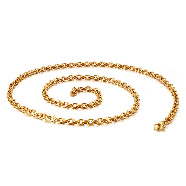 Good Factory Price Quality Anti Tarnish Stainless Steel O Chain 2/3/3.5/4.5/6/7/10mm Waterproof Men Chain