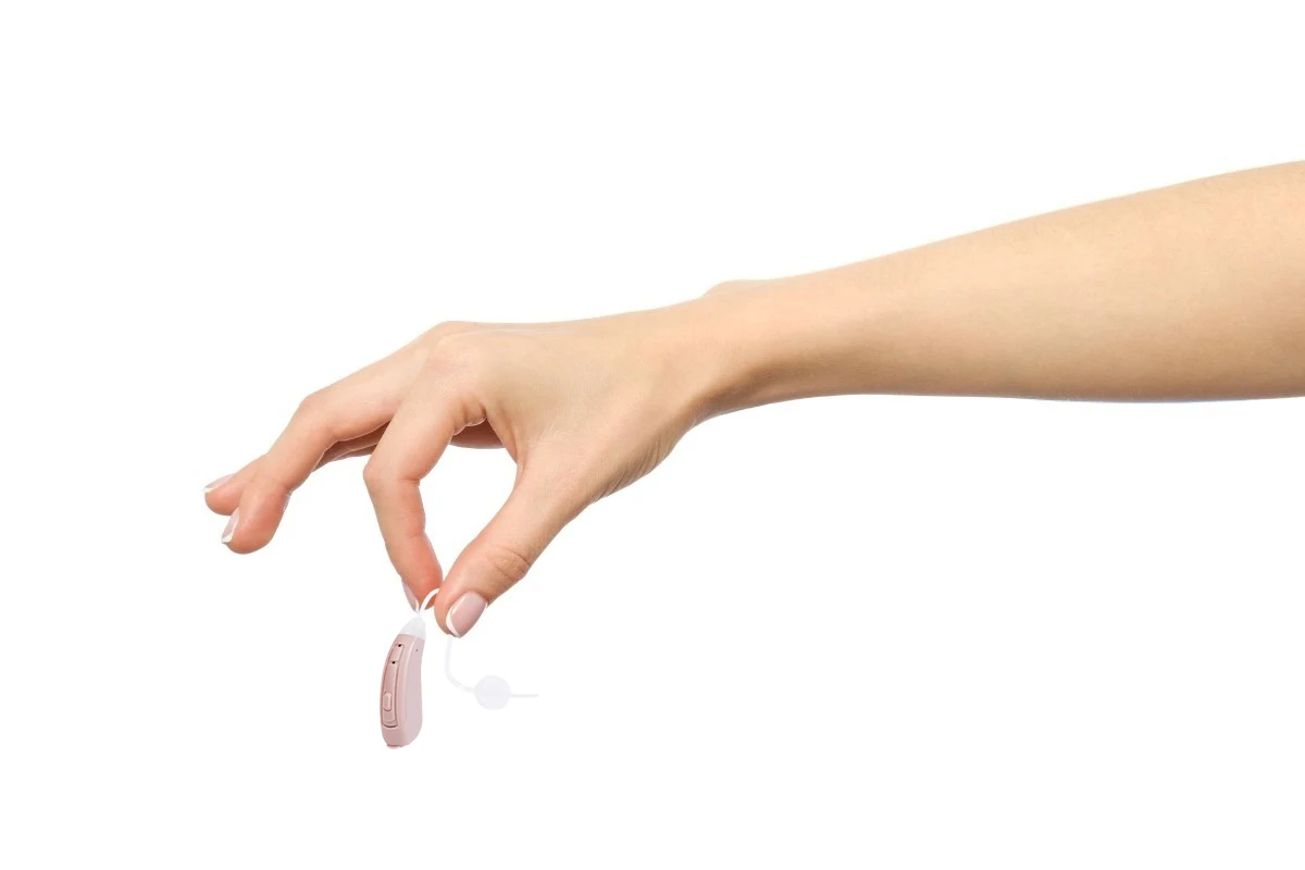 Open fit behind the ear digital hearing aid sound amplifier  hearing aid for the deafness with  app control