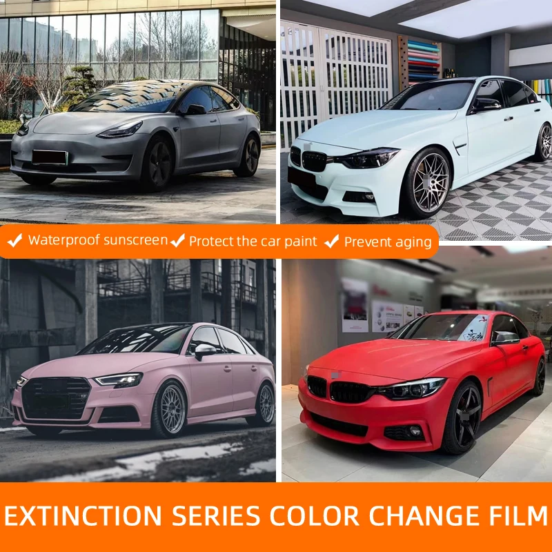 Factory wholesale 1.52*18m Remove gloss Lava orange wrap Vehicles car vinyl stickers auto film