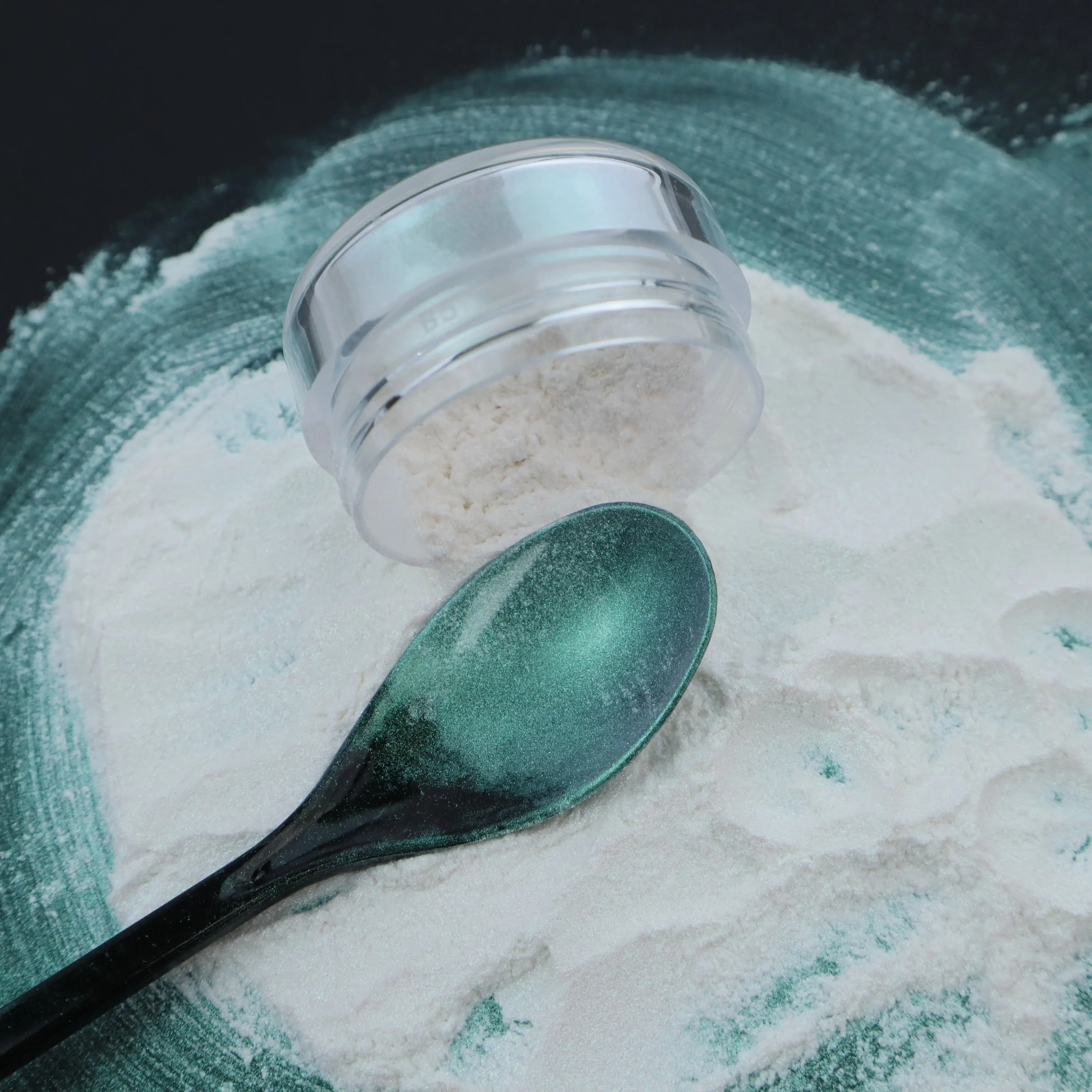 Cosray Cosmetic Borosilicate Glass High Chroma White Green Gold Pearlescent Pigment Powder for Makeup Eyeshadow Manufacturers