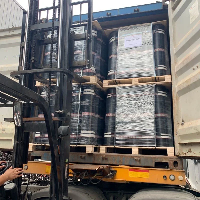 aluminum film roof underlayment waterproof membrane Cheap price membrane heating torch bituminous roofing membrane