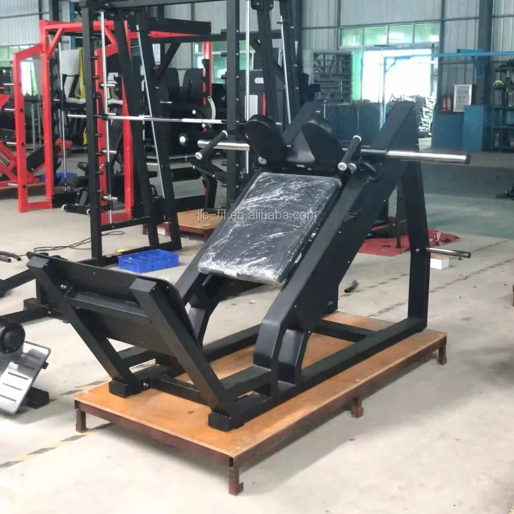 JLC-DJ166 Hack Squat Bodybuilding Super Squat Gym Equipment Commercial Squat Machine Plate Loaded Machines For Gym Center