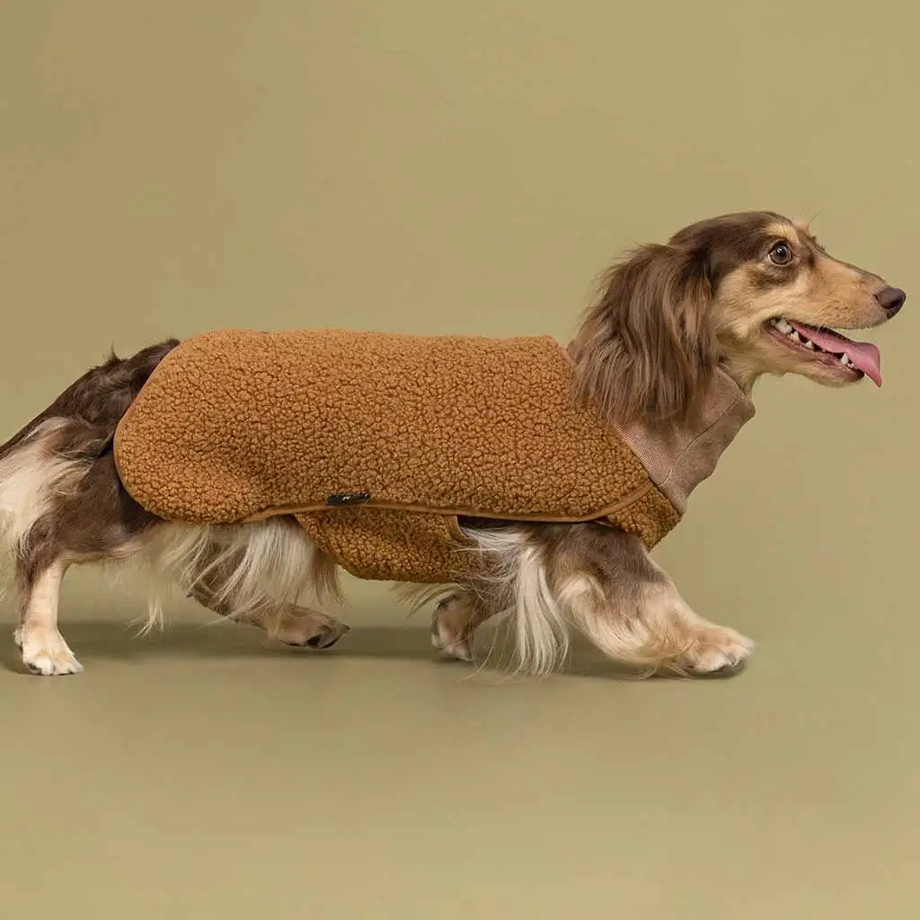 Qiqu Pet supplies custom New designer luxury Sherpa Turtleneck Dog Sweater pet Clothing For Dogs Dog Jersey for dachshunds