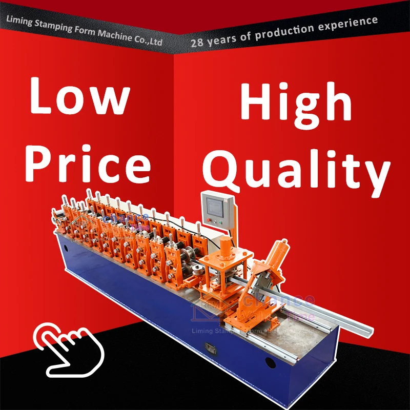 Liming Fully automatic stud keel roll forming machine iron angle keel making machine With Wholesale high quality
