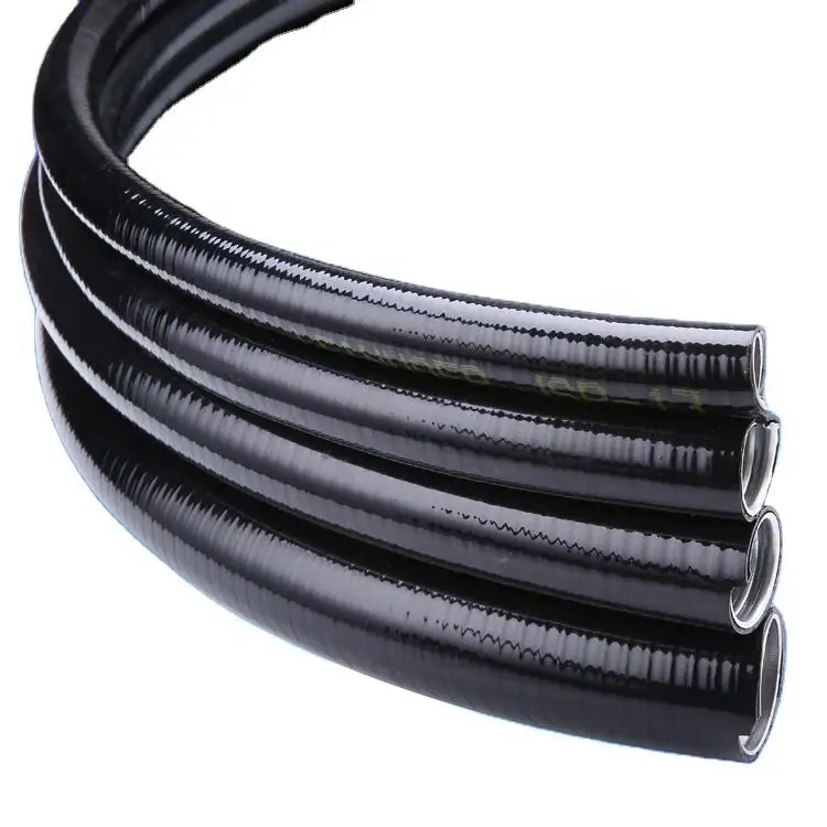 Smooth PVC Coated Flexible Liquid Tight 20mm 25mm 32mm 38mm Nominal Diameter Galvanised Steel Conduit Pipe