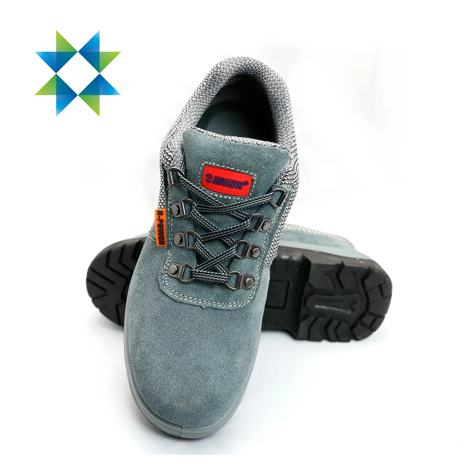 SKPURE rubber PU sole breathable Anti-smashing Non-slipping steel toe safety shoes for workshop industrial construction