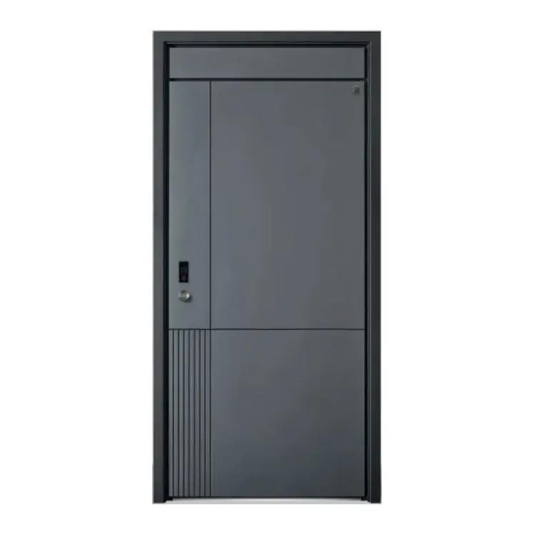 Simplicity Exterior Antithieft Security Steel Metal Entrances Door Armored Front Entry Security Doors