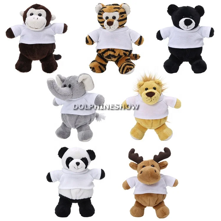 Различные мягкие животные маленький мишка тедди олень обезьяна панда плюшевая игрушка брелок с логотипом на заказ мини-игрушки-животные плюшевый