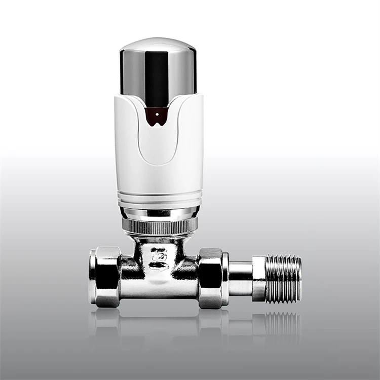 HVAC Systems Backwater Valve Straight Thermostatic Radiator Valve TRV With EN215