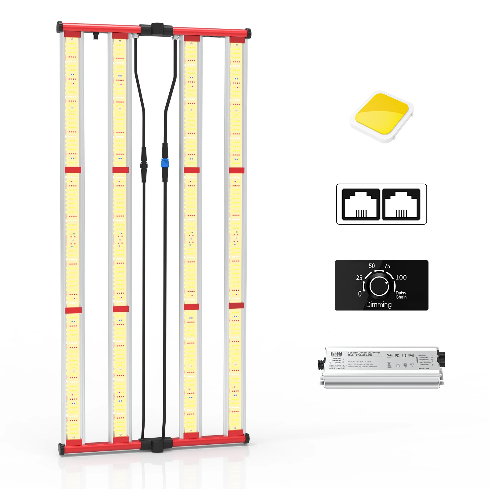 AGLEX 400W Full Spectrum lm 281b lm301b Red 660nm Indoor Vegetable Flower Plant LED Growing Light Dimmable Foldable UV IR